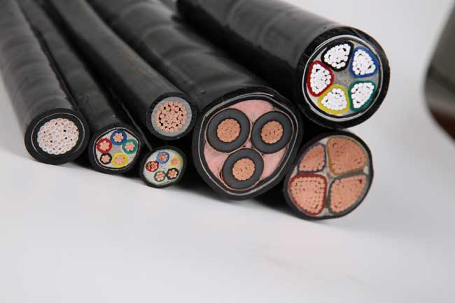 Overall diameter of cables - 0.6/1KV YJV multi-core cable outer diameter